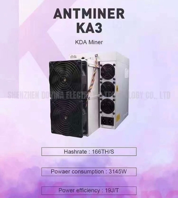 Antminer KA3 166T Crypto Mining Machine Plan Mining Asic Blockchain Kadena Miners