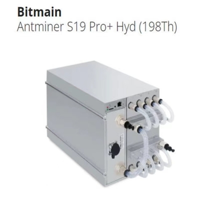 Mineiro Blockchain Miner Antminer S19 de A19Pro +Hyd 198TH/S 5445W Bitcion Antminer Asic